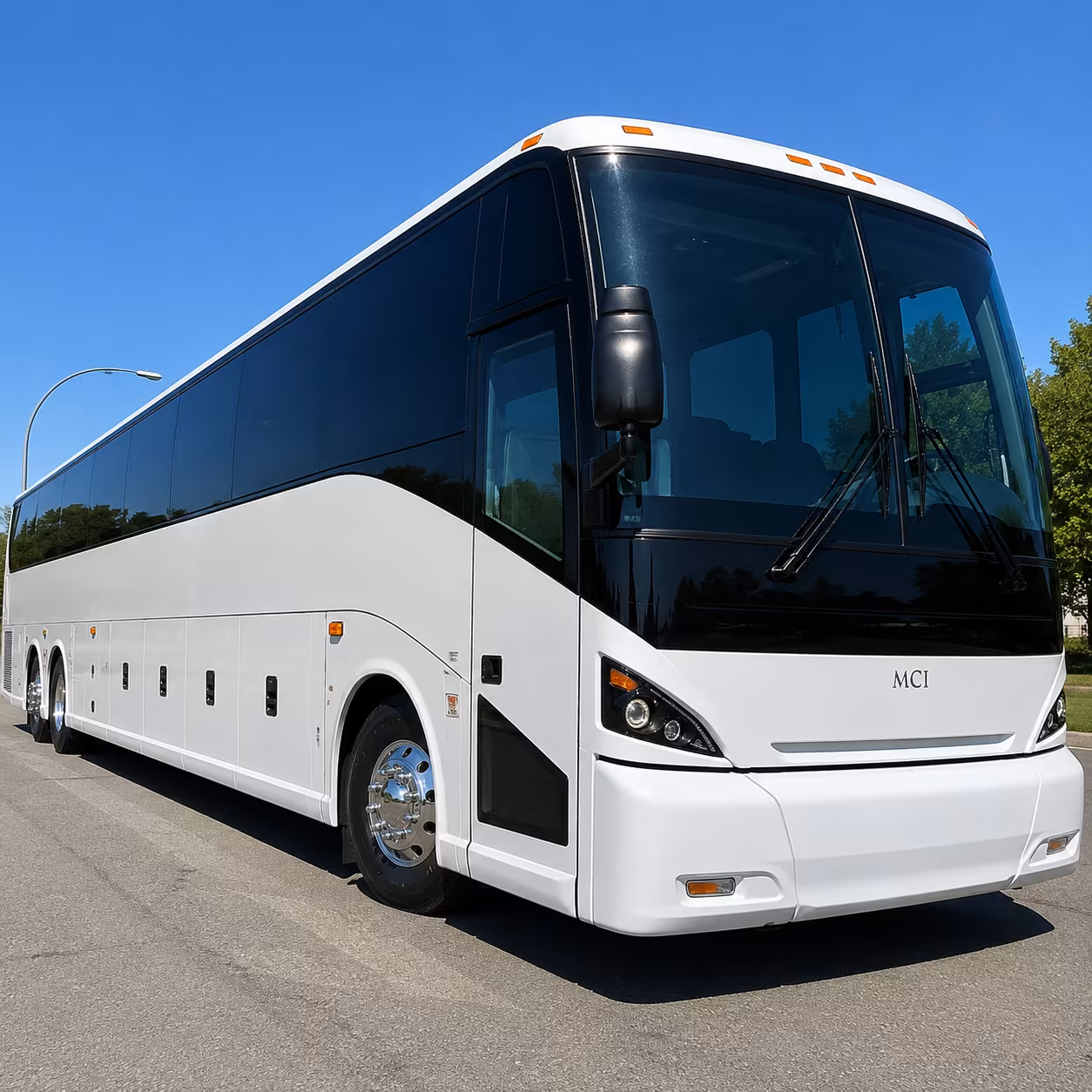 lancaster charter bus services exterior