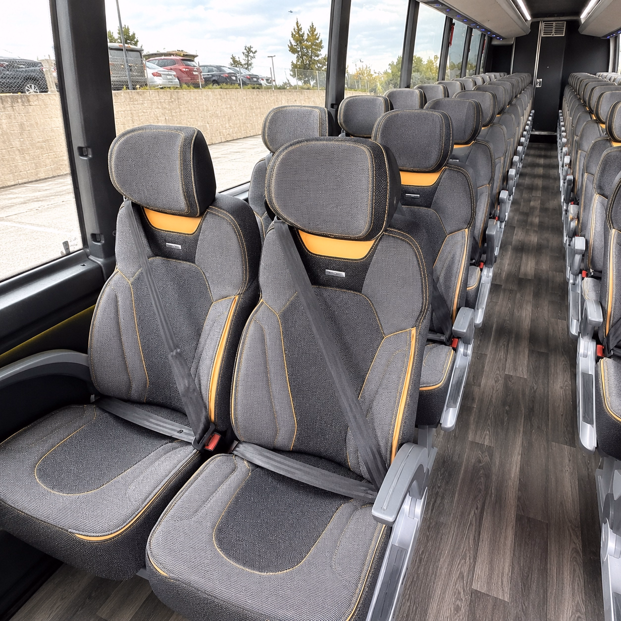 lancaster charter bus services inside